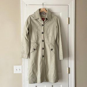 Oilily Leather Coat Size 4